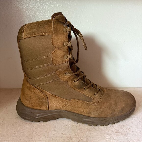 Interceptor Mens Tactical Boots Size 13 MNIN27DP001 Upper Rubber Sole Brown - Picture 7 of 16